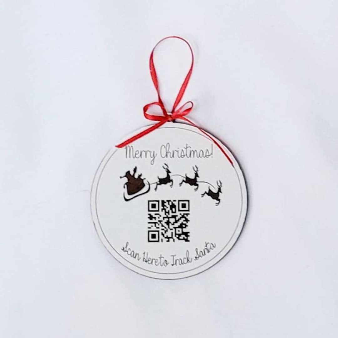 2024 NORAD Santa TRACKER Interactive Ornament QR Codegreat for Kids