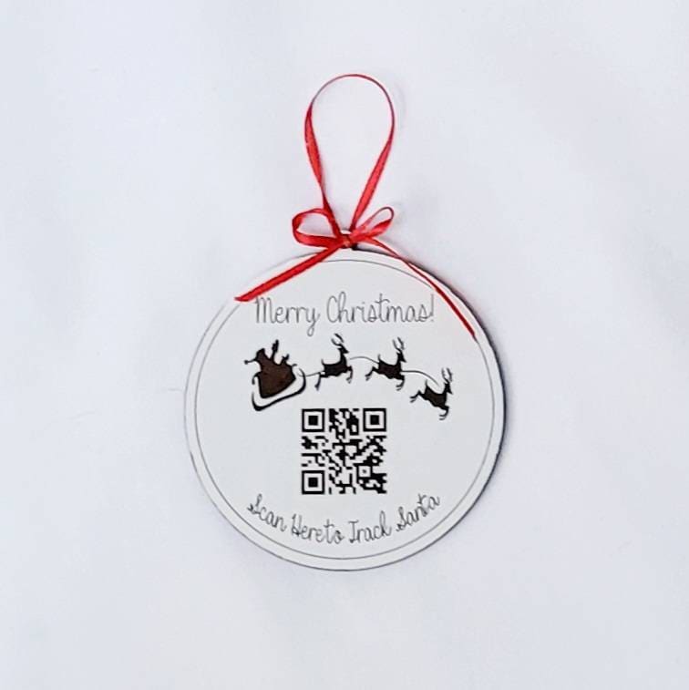 NORAD Santa TRACKER Interactive Ornament 2024 QR Codegreat for Kids