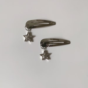 y2k star beaded hairclip