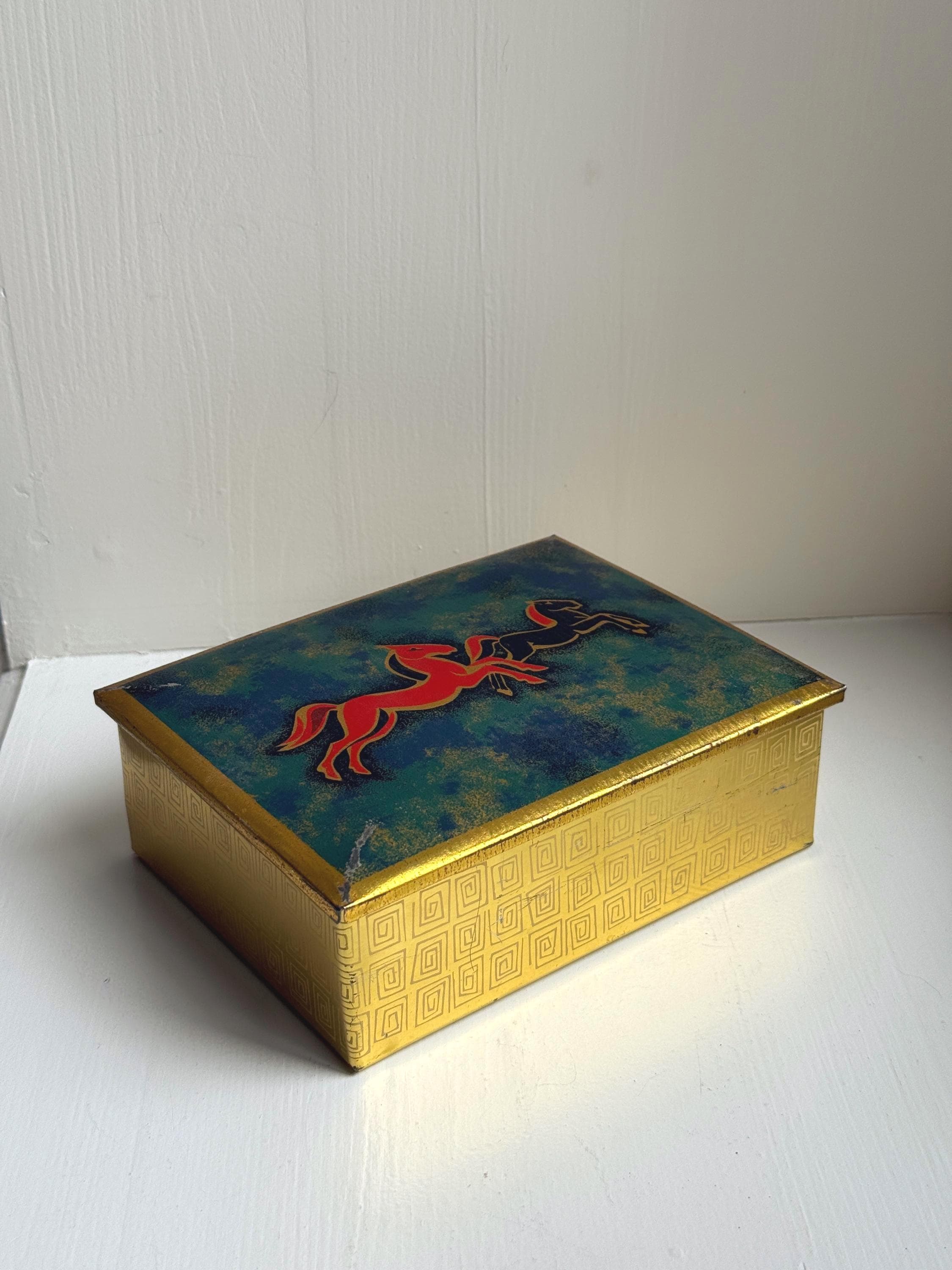 West German Vintage Metal Boxes - Etsy