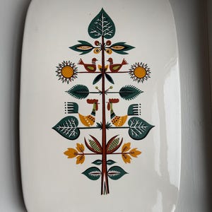 Vintage Villeroy & Boch Hotel Serving Platter – Grand Hotel Groot Berg en Dal, Nijmegen – Mid-Century Ceramic Tray