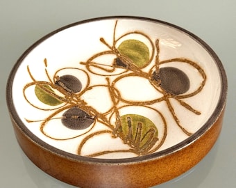 Ciotola Royal Copenhagen Fajance di Nils Thorsson, piatto in ceramica danese, stile Mid-Century Modern scandinavo, anni '60.