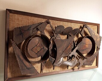 RESERVED Original Brutalist Wall Art | Henrik Horst | Signed