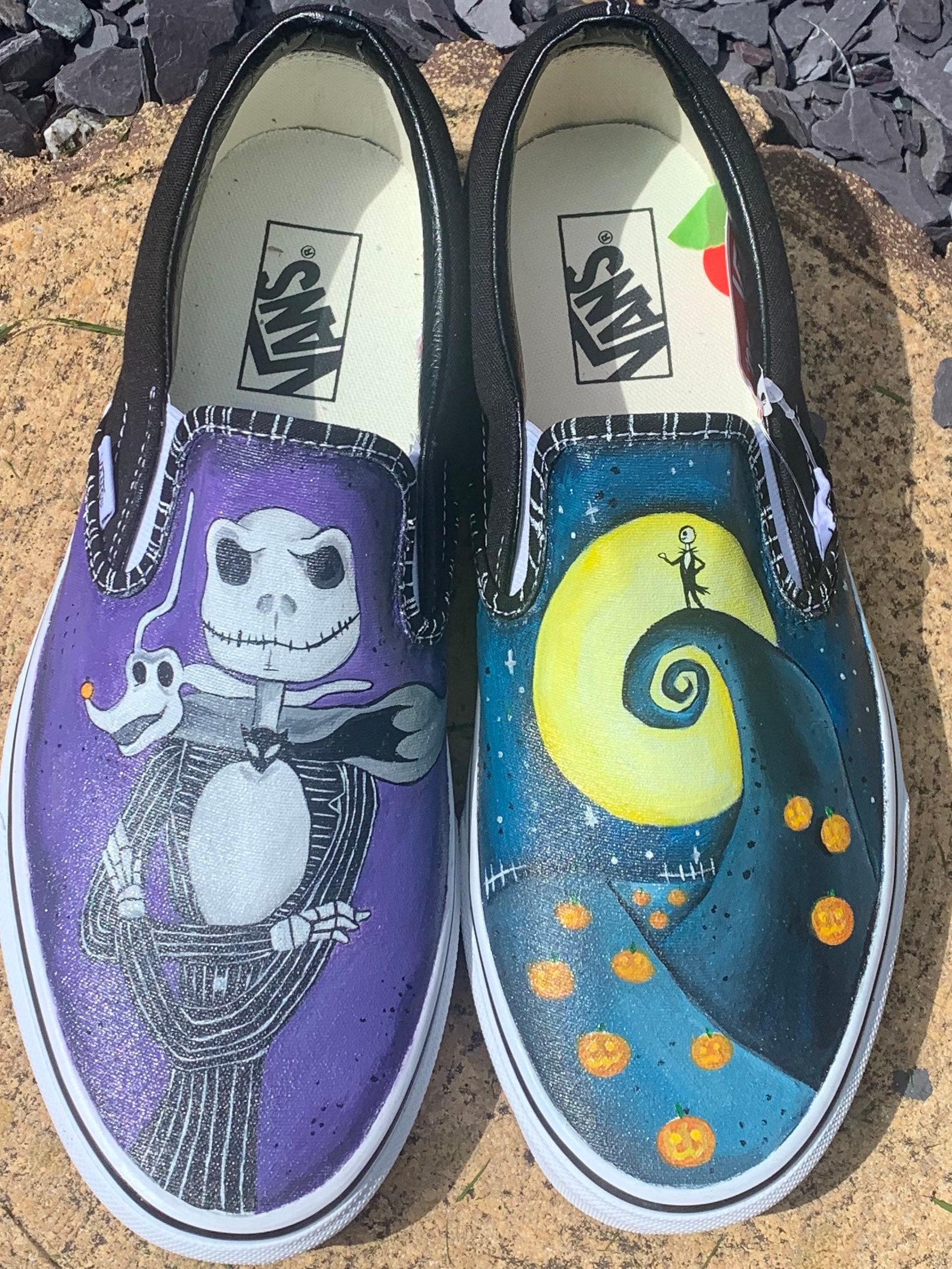 Nightmare Before Christmas Custom Shoes vans Hand painted Etsy