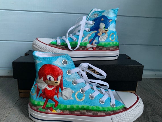 sonic hedgehog kids shoes