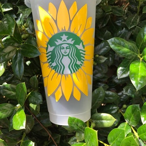Sunflower Starbucks Cup