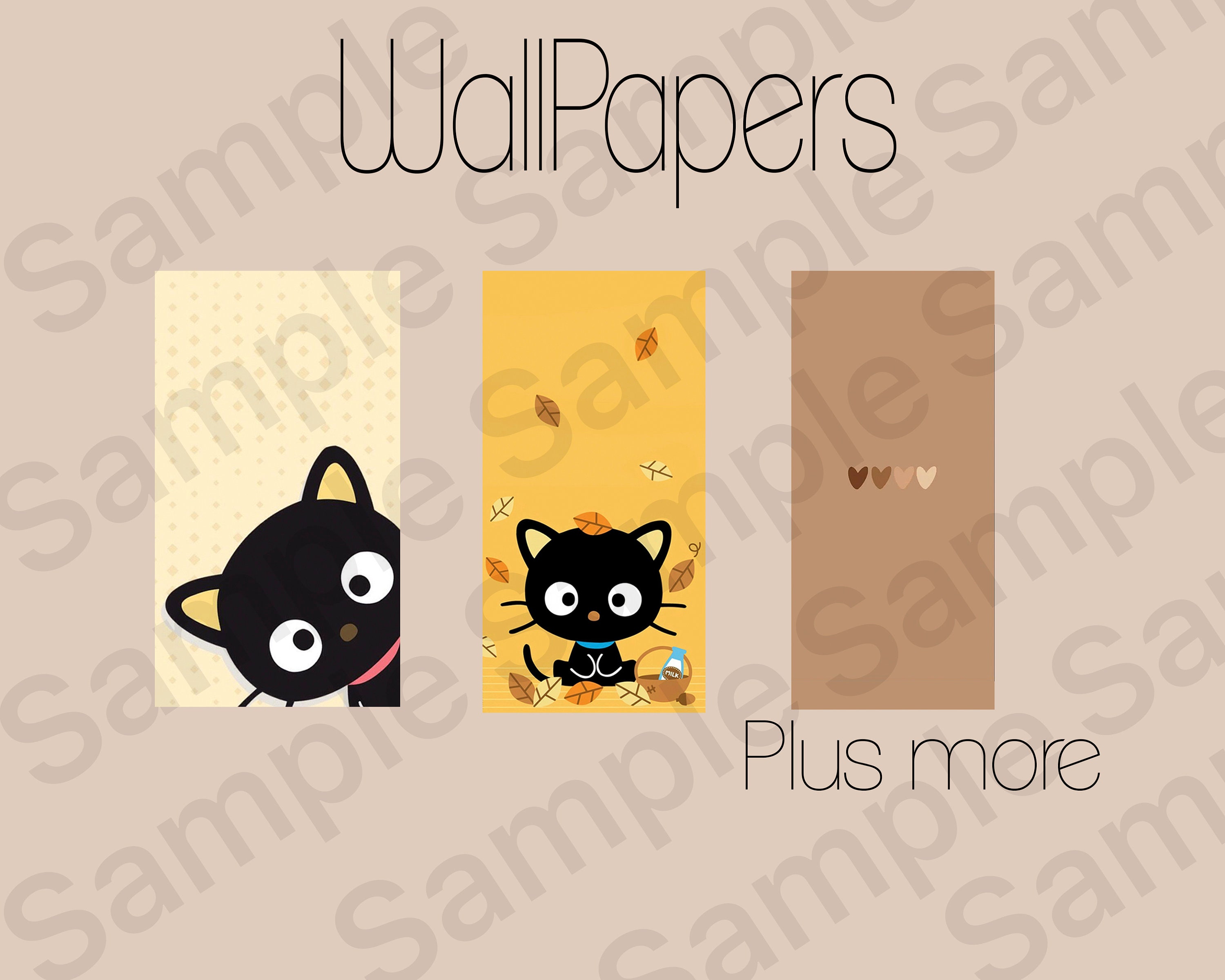 Cat Icon Ios IOS 16 App Icons Pack Cute Cat Kawaii Brown Neutral Premium App Icons ...