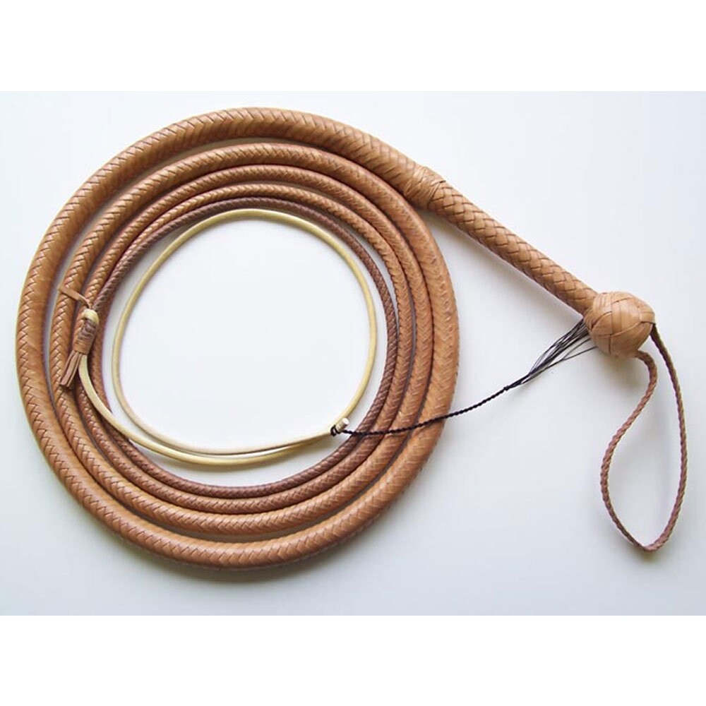 Leather Bullwhips for sale Only 3 left at 65