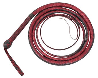 Kangoeroe lederen bullwhips Kangaroo Hide Leather 3 voet tot 12 voet Lange zwepen 12 vlechten havey duty aangepaste zwepen