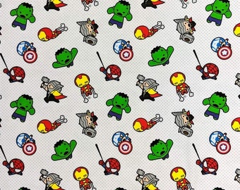 Marvel Kawaii Fabric Etsy Marvel Kawaii Fabric Etsy