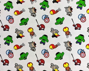 Marvel Kawaii Fabric Etsy