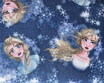 Disney Frozen 2 Elsa Toss katoenen stof 1/2 werf