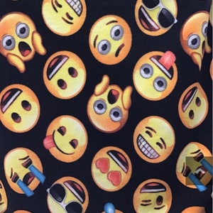 Emoji Cotton fabric 1/2 Yard