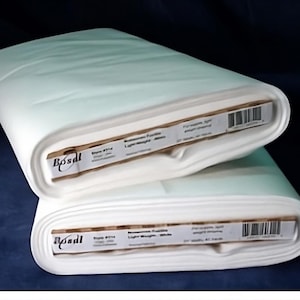 BOS314-WHI Interfacing Lightweight  36&quot; x 20&quot; Cut by 1 yard