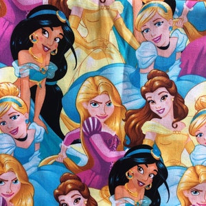 Disney Multi Princess Cotton Fabric - 1/2 Yard