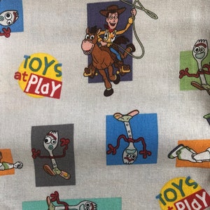 Disney Cotton Toys At Play - 1/2 Yard