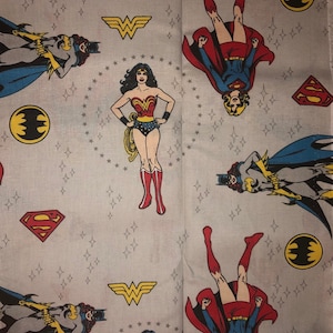 DC Comics Power Girls fabric - 1 FQ Precut