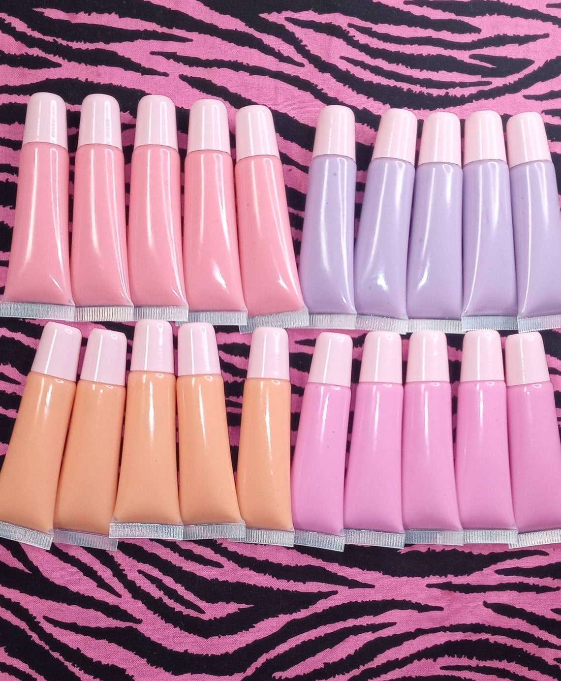 Pink top wholesale lip gloss Pastel collection 20ct Etsy