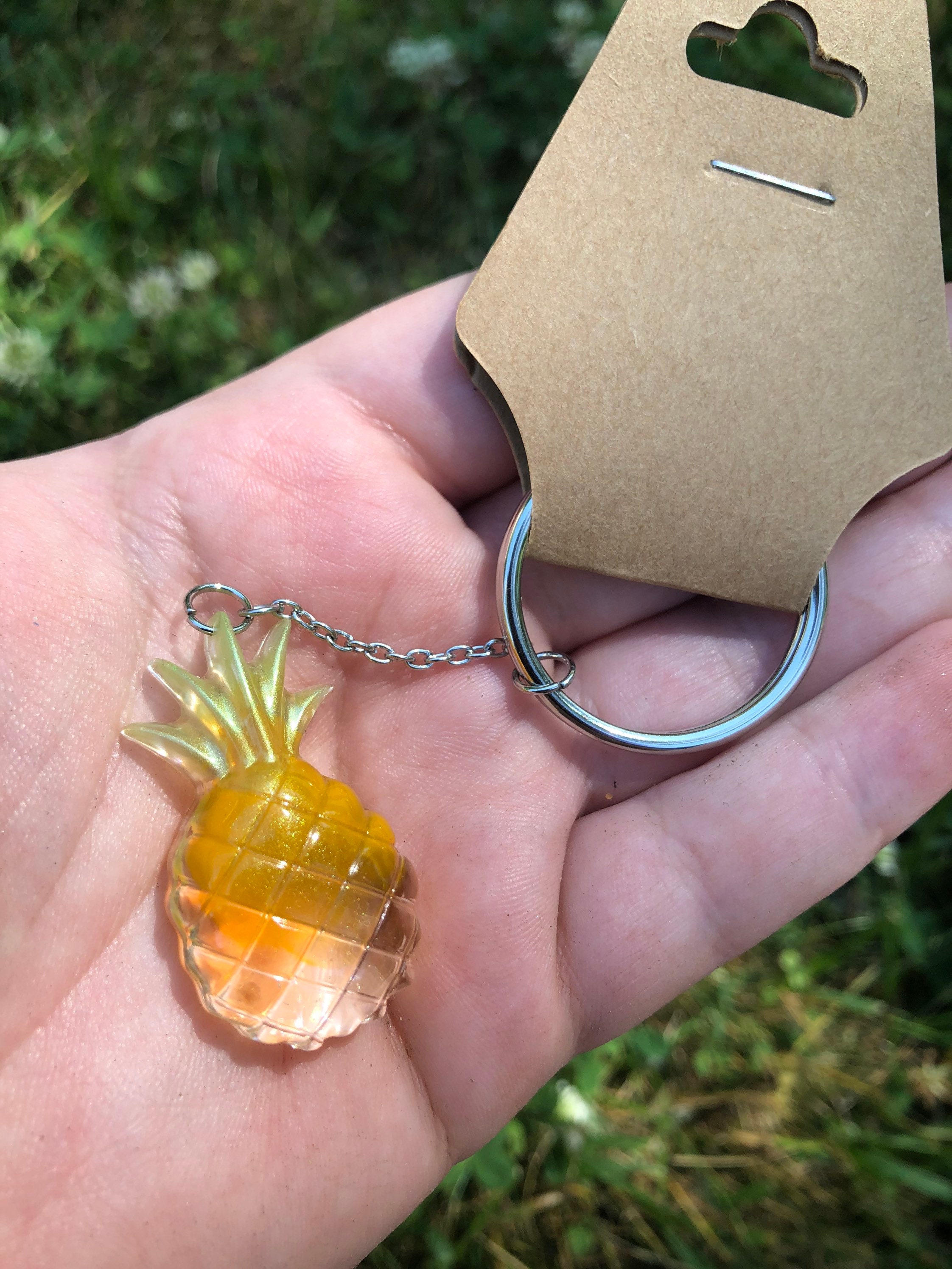 Pineapple Keychain Etsy