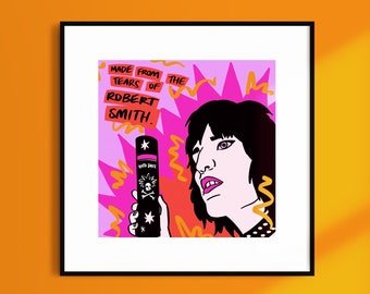 The MIGHTY BOOSH | Noel Fielding | Goth Juice Art Print | Vince Noir | Mighty Boosh Poster | Comedy Wall Art
