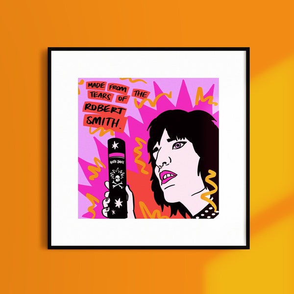 The MIGHTY BOOSH | Noel Fielding | Goth Juice Art Print | Vince Noir | Mighty Boosh Poster | Comedy Wall Art