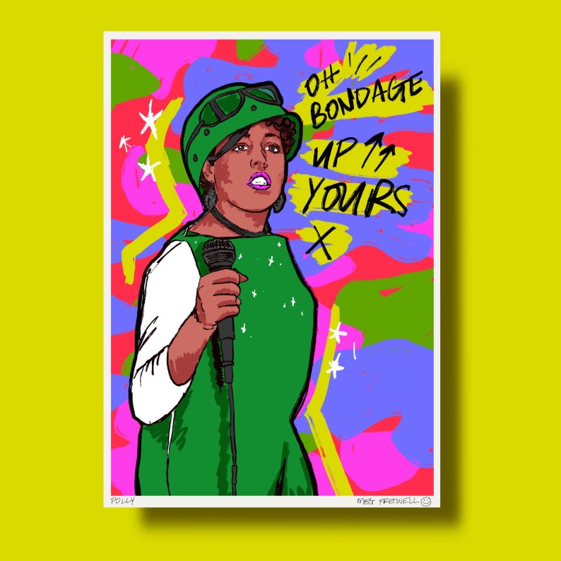 POLY POLY STYRENE / Xray Spex Art Print A4 Poster Wall Etsy UK