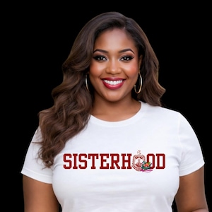 Delta Sigma Theta Shirt | Black History Shirt | Sisterhood Shirt | Top Tier DST Tee | Sorority Apparel | Delta Gift White Sisterhood