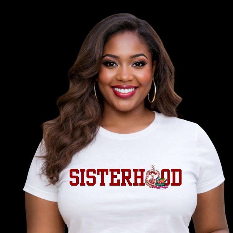 Delta Sigma Theta Shirt | Black History Shirt | Sisterhood Shirt | Top Tier DST Tee | Sorority Apparel | Delta Gift White Sisterhood