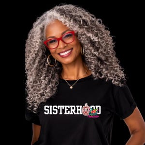 Delta Sigma Theta Shirt | Black History Shirt | Sisterhood Shirt | Top Tier DST Tee | Sorority Apparel | Delta Gift Black SH White Text