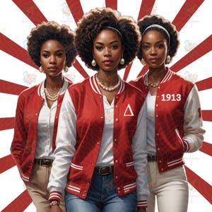 Delta Sigma Theta PNG Empowered Women | Digital Art| Digital Download | Black Art | PNG and PDF