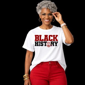 Delta Sigma Theta Shirt | Black History Shirt | Sisterhood Shirt | Top Tier DST Tee | Sorority Apparel | Delta Gift BH White Shirt