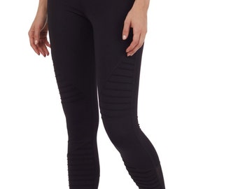 Covergirl Compression Moto Leggings Etsy