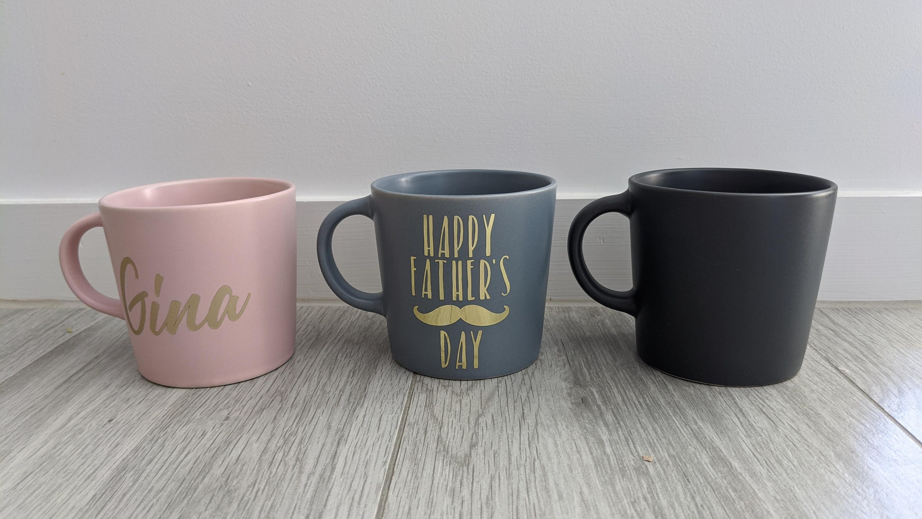 Custom Made Personalised Mugs Permanent Vinyl Decal Etsy Australia