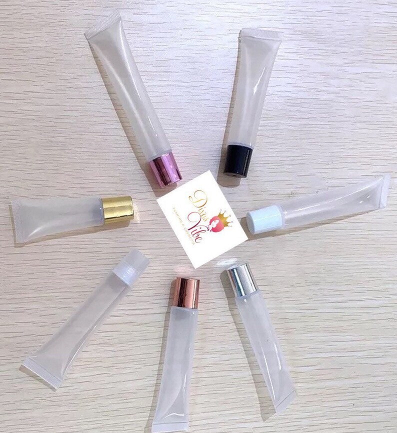 Lip Gloss Tubes 15ml Lip Gloss Tubes Squeeze Tubes 15ml Pink Etsy