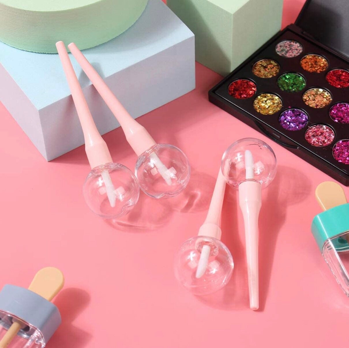 Lipgloss tubes Cute Lip Gloss Tube Funny Lollipop LightBulb Etsy