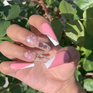 Pink Dream Press on Nails image 1