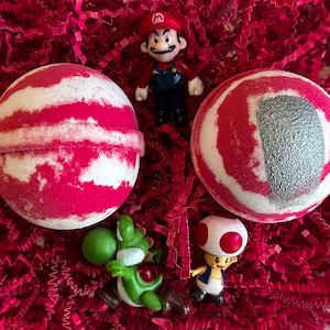Bombe da bagno Gamer Boys con giocattoli all&#39;interno, regali per bambini, idee regalo di compleanno, riempitivi per cestini pasquali, bombe da bagno a sorpresa, regali per ragazzi