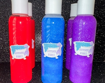 Bubble Bath, Allergy Friendly Bath Products, Birthday Gifts for Kids, Bath Bomb Extras, Glitter Bubble Bath