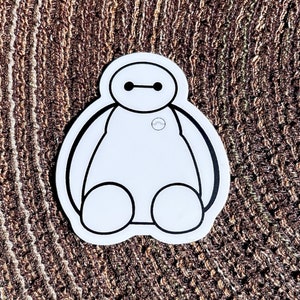Baymax Sticker, Disney Stickers, Sticker For Laptop, Hydroflask Sticker, Birthday Gift for Kids, Bujo Sticker, Waterproof Sticker