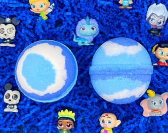 Mystery Bath Bomb for Kids, Disney Bath Bomb with Toy, Birthday Gift Idea for Girls, Party Favors for Boys, Easter Basket Filler, Surprise