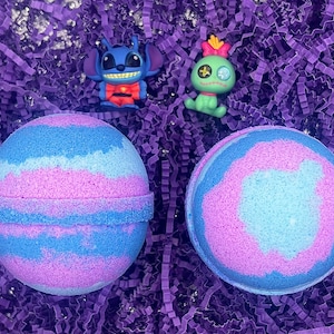 Stitch Bath Bomb, Bath Bomb with Toy, Surprise Bath Bomb, Gifts for Kids, Stocking Stuffer, Christmas Gifts for Kids