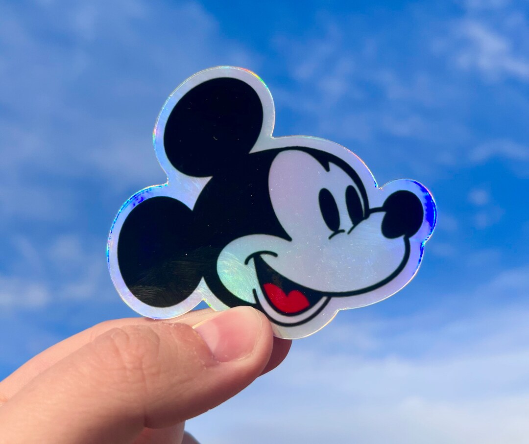 Holographic Sticker Disney Sticker Laptop Sticker Bujo Etsy