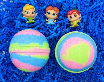 Peter Pan bath bomb, disney bath bombs, bath bombs for kids, bath bombs with toys, Stocking Stuffer, Christmas Gifts for Kids