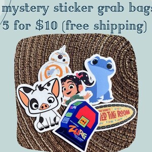 Sticker Bundle, Mystery Stickers Pack, Sticker Grab Bag, Laptop Stickers, Stickers For Hydroflask, Birthday Gift for Kids, Mystery Gift