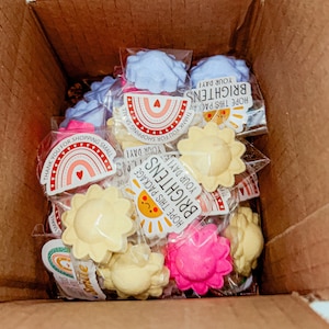 Regalos de agradecimiento con bombas de baño, minibombas de baño, regalos de cumpleaños, baby shower, despedida de soltera, recuerdos de fiesta