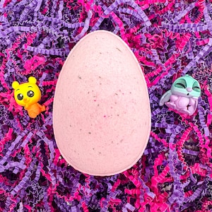 Easter Egg Carton Bath Bomb for Kids, Lavender Disney Bath Bombs, Birthday Gift Idea for Girls, Party Favors for Boys, Easter Basket Fillers