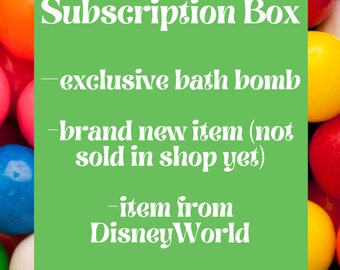 Monthly Subscription Box, Bath Bomb Subscription Box, Bath and Body Gift Set, Kids Subscription Boxes