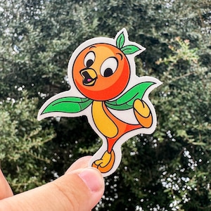 Orange Bird Sticker, Disney Stickers, Sticker For Laptop, Hydroflask Sticker, Birthday Gift for Kids, Bujo Sticker, Waterproof Sticker