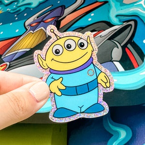 Adesivo alieno Toy Story, Buzz Lightyear, adesivo Disney, adesivo per scrapbooking, bujo journaling, adesivo impermeabile, regalo di Natale