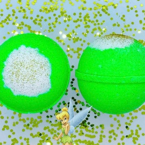 Pixie Hollow Fairy Bath Bomb for Kids, Tinkerbell Disney Bath Bomb with Toy, Birthday Gift Idea for Girls, Party Favors for Boys